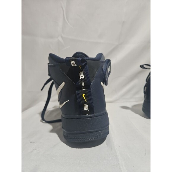 Size 9.5- Nike Air Force 1 Mid \'07 LV8 Obsidian Midnight Navy 2018 main image 7